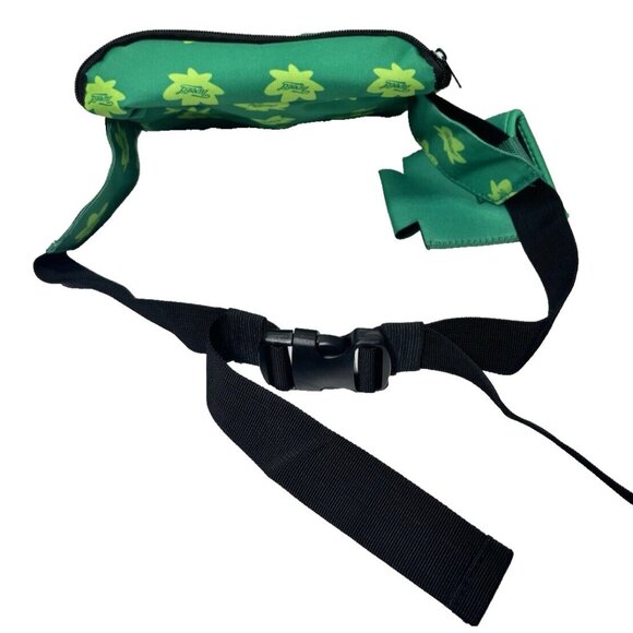 Tweed Fanny Pack Weed Leaf Pattern with Beer Sleeve, Green, St. Pattys, Like New - Picture 5 of 10